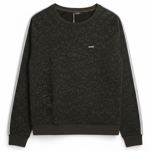 LIU.JO Sweaters - LIU.JO Milano Women's Crewneck Leopard Print Sweater Small Medium NWT $235